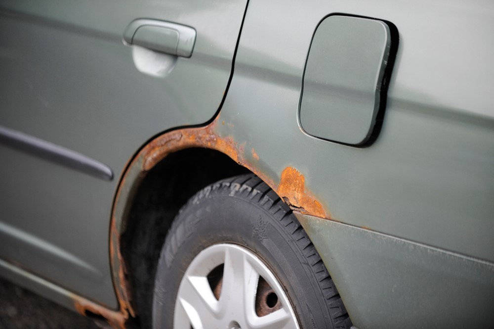 rust on the car